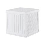 65L White Small Outdoor Storage Box