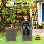 43L Small Stylish Outdoor Storage Box