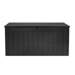 830L Mega outdoor storage box in black